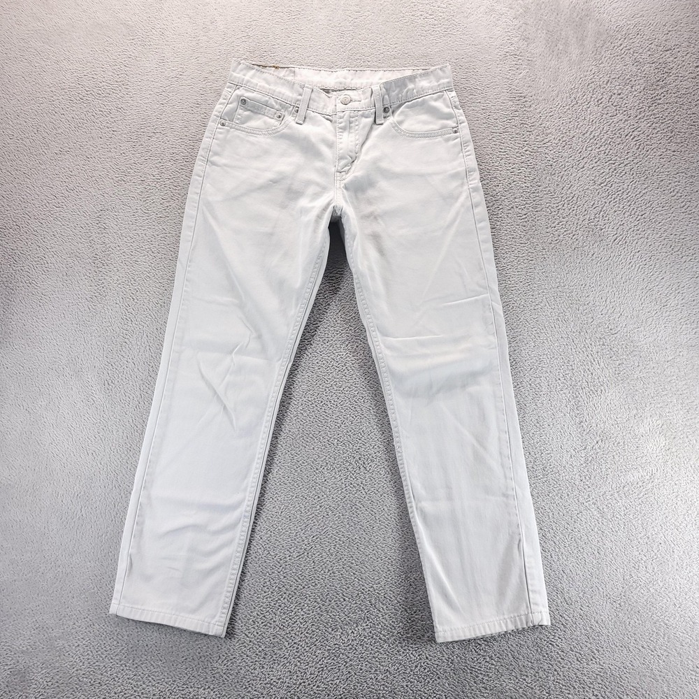 Levi's Jeans Mens 30x30 White 511 Slim Tapered Stretch Denim Casual 44251